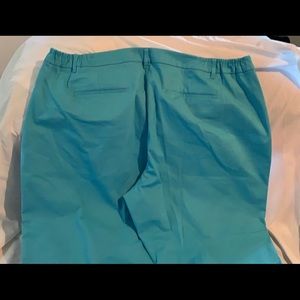 NWT Beautiful Blue Talbot’s Capris sz 22W